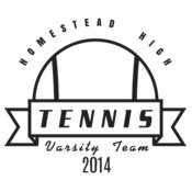 Tennis Template DNT001 BW