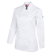 JB's Ladies L/S Vented Chef's White 6