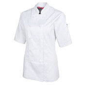 JB's Ladies S/S Vented Chef's White 6