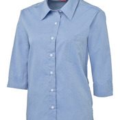 JB's Ladies 3/4 Fine Chambray Shirt Charcoal 8