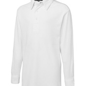 Podium L/S Cricket Polo White 4