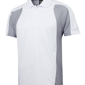 Podium Sculptured Polo White/Grey S