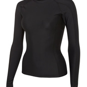 Podium Ladies L/S Performance Tee Black 6