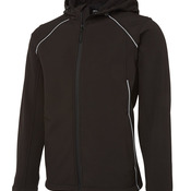 JB's Hooded Soft Shell Jacket Black/Silver S