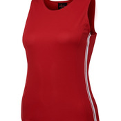 Podium Ladies Dual Stripe Sin Black/Red 6