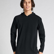 Adult Long Sleeve Hooded T-Shirt