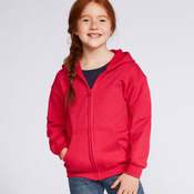 Heavy Blend Youth Full Zip Hooded Sweatshirt