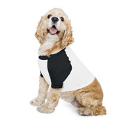 Dog Poly-Cotton 3/4 Sleeve Raglan T-Shirt